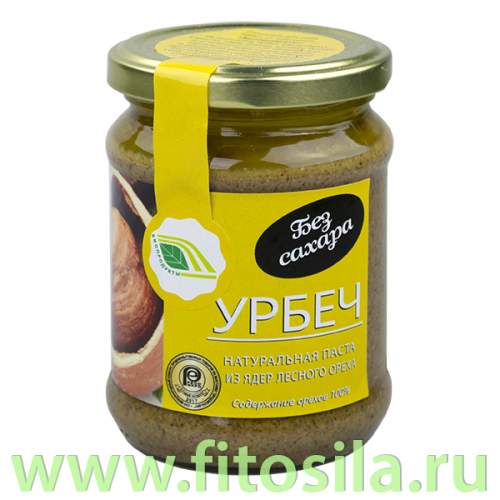Урбеч натуральная паста из лесных орехов, 280 г, ТМ 