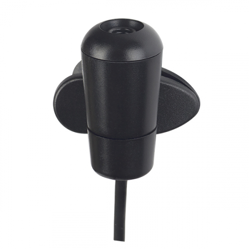 Микрофон Perfeo M-1 на прищепке, черный, 1.8м (A4423)