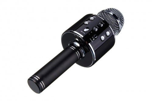Колонка-микрофон WS-858 (BluetoothMicro SDUSBкараоке) черный