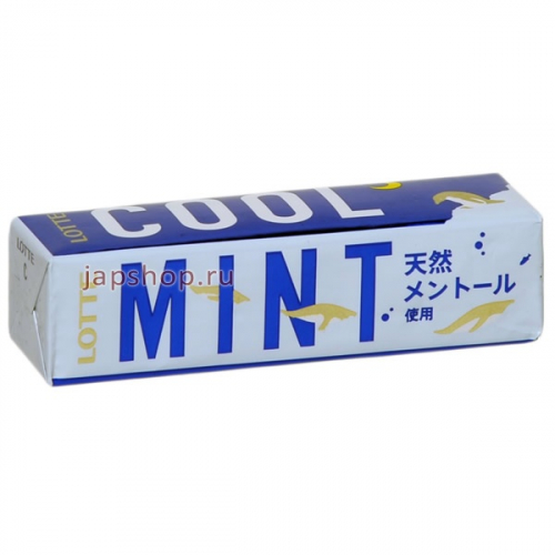 Lotte Cool Mint Жевательная резинка, освежающая мята, пластинки, 19,2 гр (45148552)