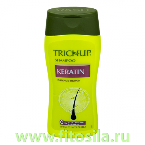Шампунь для волос c кератином (Keratin), 200 мл, марка 