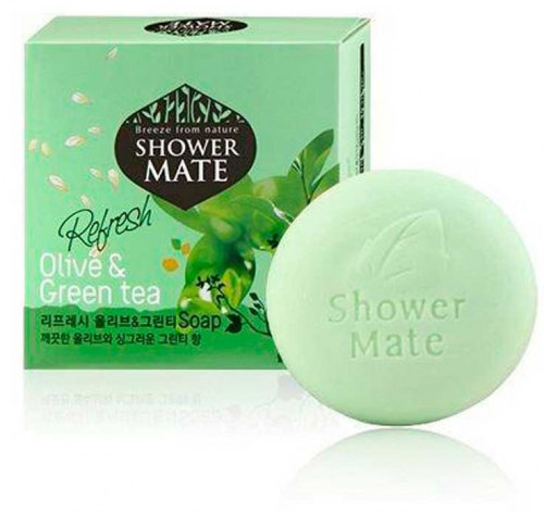 Shower Mate Мыло Olive&Green tea