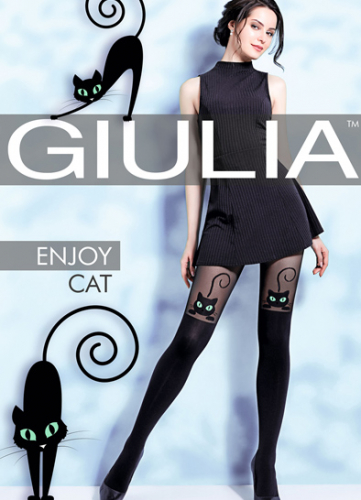 Колготки фантазийные Giulia ENJOY CAT