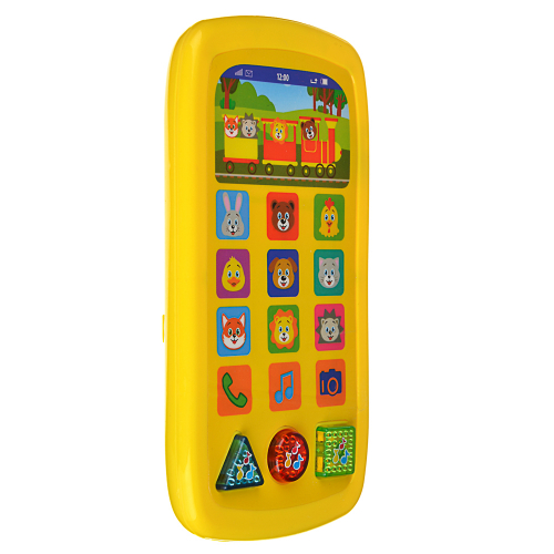 ИГРОЛЕНД Смартфон обучающий с комбинированными кнопками, свет, звук, 3ААА, пластик, 8х15х1, 5см