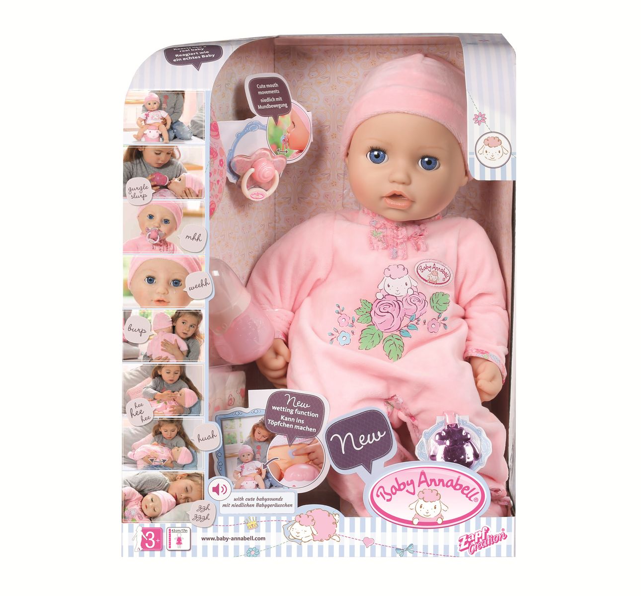 -30% Игрушка Baby Annabell Кукла многофункциональная, 43 см, кор.