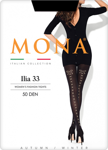 Колготки фантазийные Mona ILIA 33