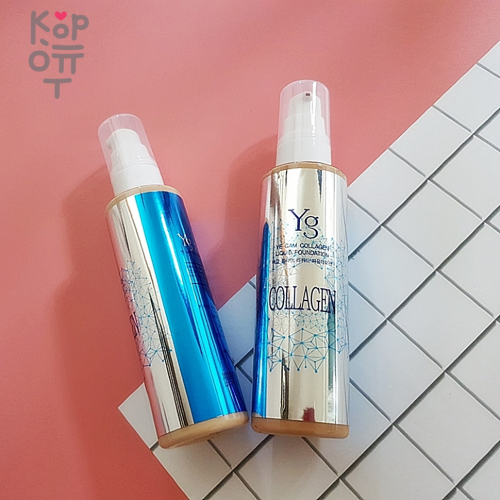 Yegam Top Plus Collagen Liquid Foundation 100g Крем Для Лица С Колагеном тон купить недорого в магазине Корейские товары для всей семьи(КорОпт)