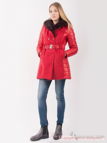 Пальто Made in Italy 21101015, Красный (S)