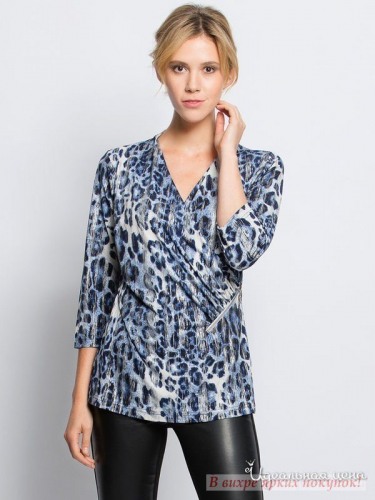 Блуза Couture Line 122934, синий (46)