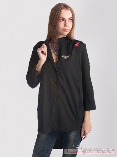 Блуза Dania Moda A36371015, черный (S)