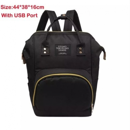 Рюкзак-сумка Anello Mommy для мамы (чёрная)