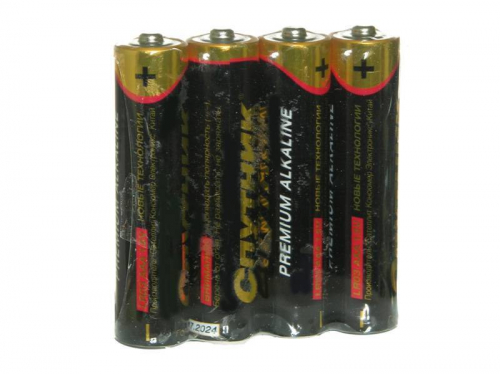 Батарейки СПУТНИК Premium Alkaline LR03/4S/96 (4шт) арт.LR03/4S/96