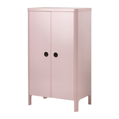 БУСУНГЕ, Шкаф платяной, светло-розовый, 80x139 см