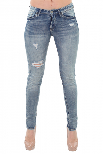 Рваные женские джинсы – свежая молодёжная линейка №127