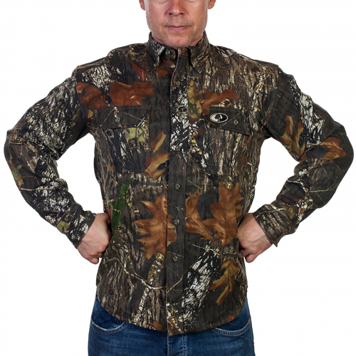 Стильная рубашка для мужчин от Mossy Oak (США) - 3D камуфляж отличного качества от всемирно известного производителя №40