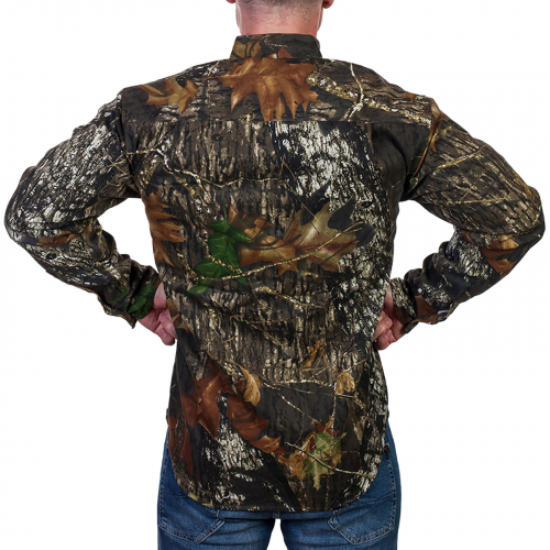 Стильная рубашка для мужчин от Mossy Oak (США) - 3D камуфляж отличного качества от всемирно известного производителя №40