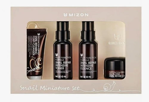 1100рMIZON Snail Miniature Set Набор Миниатюр 30мл+50мл+50мл+15г