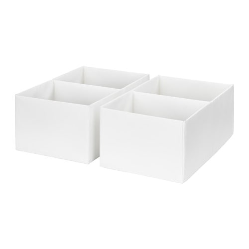 РАССЛА, Ящик с отделениями, белый, 25x41x16 см. IKEA