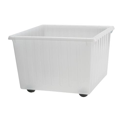 ВЕССЛА, Ящик на колесах, белый, 39x39 см. IKEA