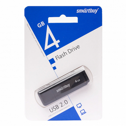 Флэш-диск USB SmartBuy 4 GB LM05 Black