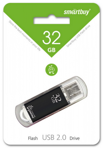 Флэш-диск USB SmartBuy 32GB V-Cut Black