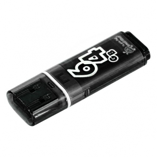Флэш-диск USB SmartBuy 64 GB Glossy series Black