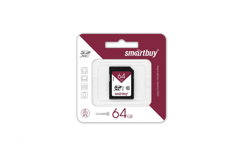 Карта памяти SmartBuy 64 GB (Secure Digital,HC, class10)