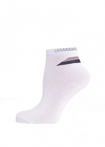 LARMINI Носки LR-S-000026-SH, цвет белый/серый