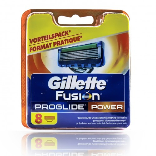Gillette FUSION Power ProGlide (8шт) RusPack orig СП
