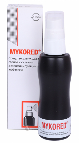 Спрей с антигрибковым эффектом для стоп / Mykored 75 мл
