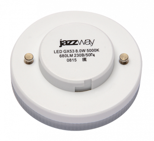 Светодиодная (LED) Лампа Jazzway SP GX53 (под спот) матовое стекло 8W/4000/GX53 640Lm (8W/холодный)