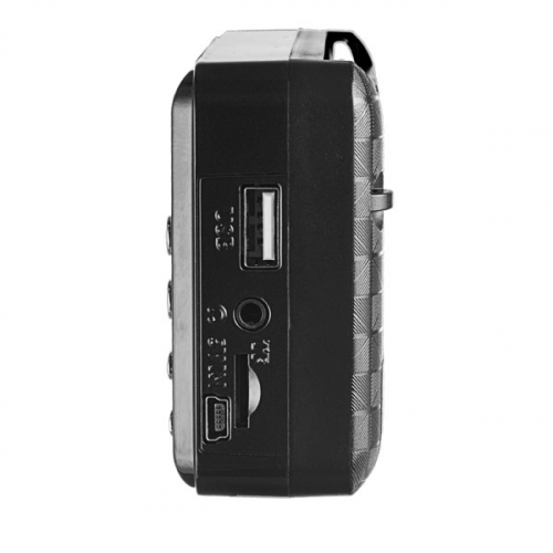 Радиоприемник Perfeo PALM i90red FM MP3 USB microSD, 18650) черный (PF_A4870)