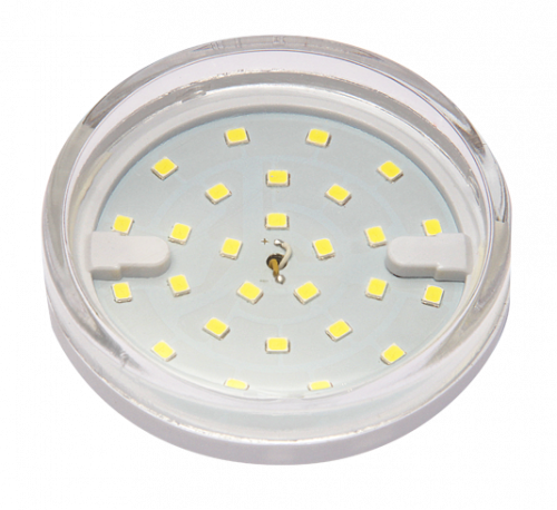 Светодиодная (LED) Лампа Jazzway ECO GX53CL (под спот) прозрачное стекло6W/3000/GX53 510Lm(теплый)