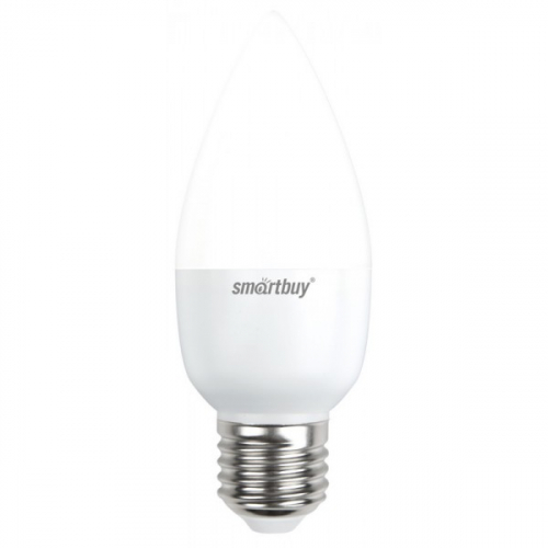 Светодиодная (LED) Лампа Smartbuy-С37-9,5W/6000/E27 (9,5W/холодный/E27)