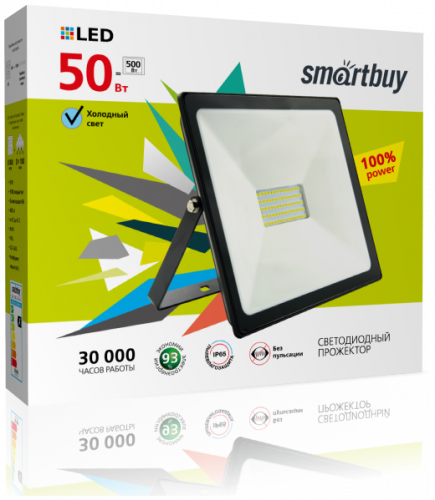 Прожектор Smartbuy FL SMD LIGHT 50W/6500K/IP65 (SBL-FLLight-50-65K)