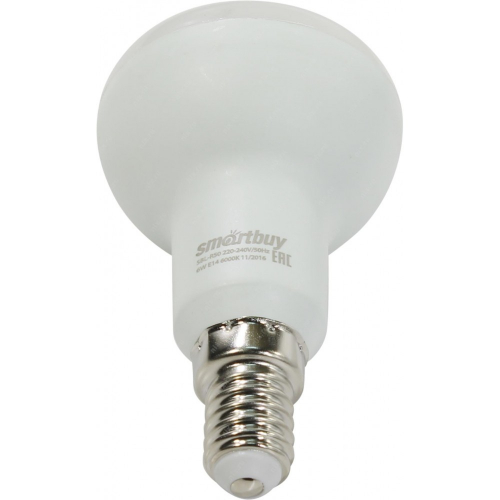 Светодиодная (LED) Лампа Smartbuy-R50-06W/6000/E14 (6W/холодный/E14 для спотов)