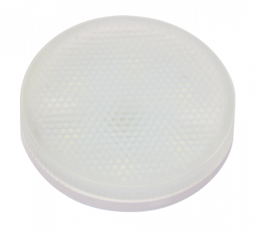 Светодиодная (LED) Лампа Jazzway ECO GX53 (под спот) матовое стекло 6W/3000/GX53 460Lm (6W/теплый)