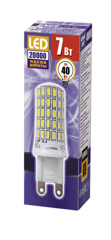 Светодиодная (LED) Лампа Jazzway PLED-G9 7W/2700/G9 400Lm
