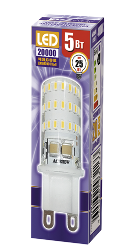 Светодиодная (LED) Лампа Jazzway PLED-G9 5W/2700/G9 320Lm