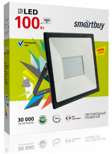 Прожектор Smartbuy FL SMD 100W/4100K/IP65 (SBL-FLSMD-100-41K)