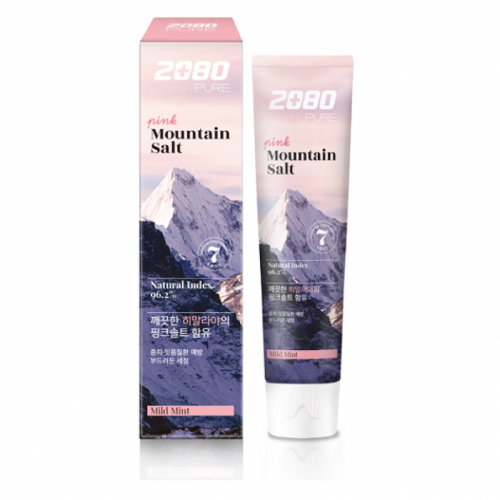 Зубная паста с чистой розовой гималайской солью Aekyung 2080 Pink Mountain Salt Toothpaste (розовая)120g