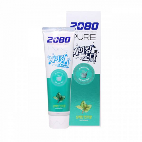 Натуральная пищевая содовая паста 2080 baking soda mint toothpaste  