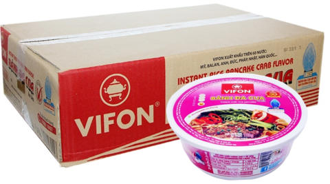 Рисовая лапша-суп в тарелке Vifon 