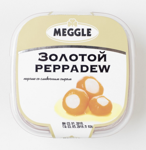 Перчик золотой peppadew с сыром новый дизайн 210г