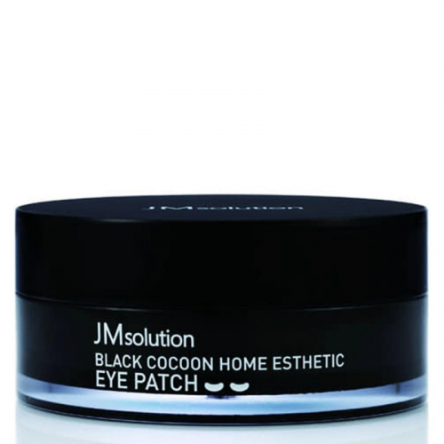 JMsolution Black Cocoon Home Esthetic Eye Patch - Гидрогелевые патчи с экстрактом шелка и древесного угля 90г x 60 шт.