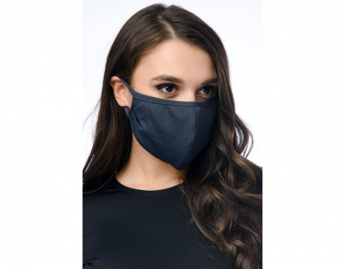 маска защитная двухслойная многоразовая моноцвет  BIFLEX + COTTON