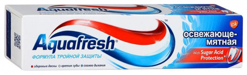 Зубная паста Aquafresh Освежающе-Мятная 125мл