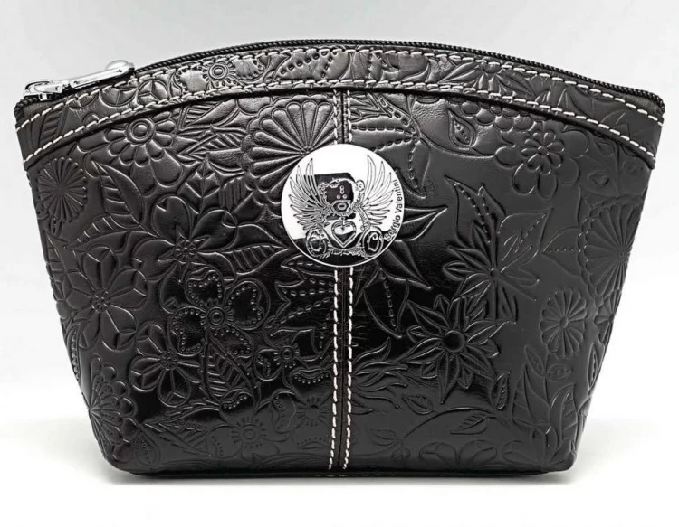 Женская кожаная косметичка Sergio Valentini СВ 3221-5008/1