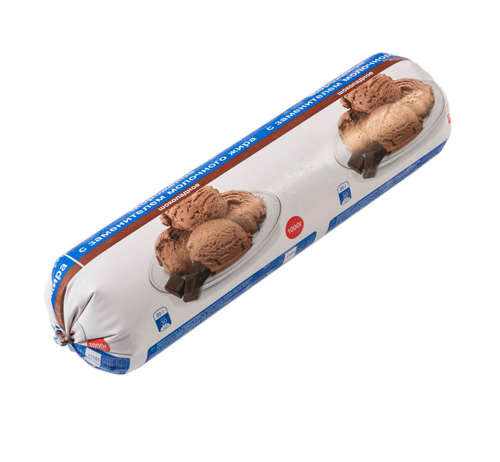 Мороженое пломбир ARO Шоколад полено, 1 кг