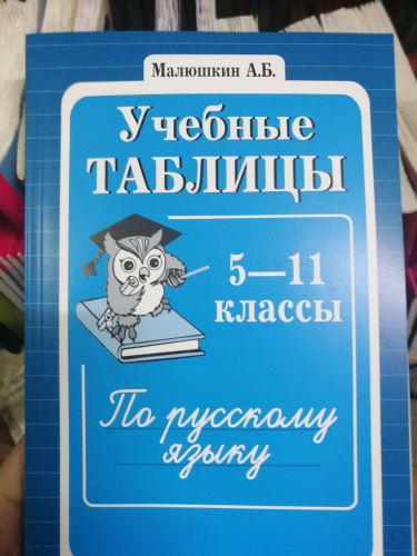 Малюшкина Учебные таблицы 5-11класс по русскому яз
